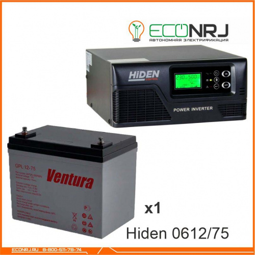 ИБП Hiden Control HPS20-0612 + Ventura GPL 12-75 фото 3