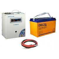 Инвертор (ИБП) Энергия PRO-1000 + Аккумуляторная батарея Delta DTM 12100 L