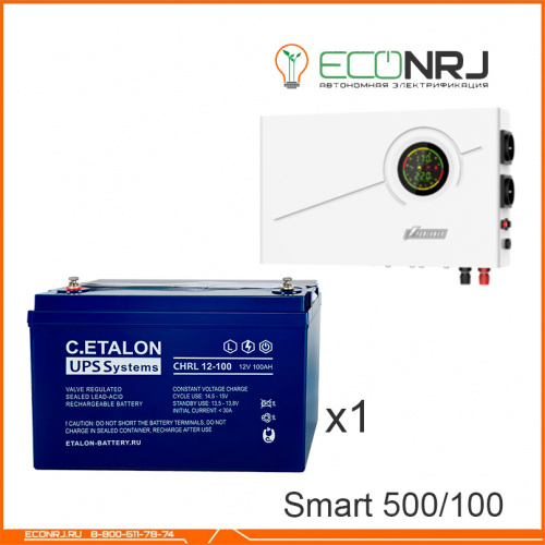 ИБП Powerman Smart 500 INV + ETALON CHRL 12-100 фото 2