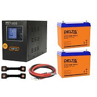 Инвертор (ИБП) Энергия Гарант-1500 + Аккумуляторная батарея Delta DTM 1275 L