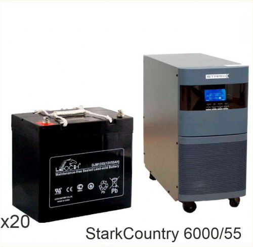 Stark Country 6000 Online, 12А + LEOCH DJM1255