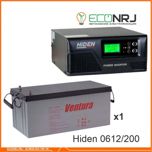 ИБП Hiden Control HPS20-0612 + Ventura GPL 12-200 фото 3