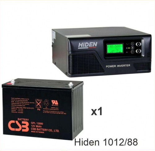 ИБП Hiden Control HPS20-1012 + CSB GPL12880