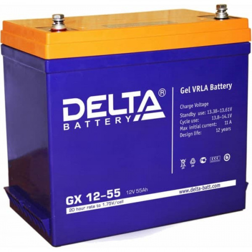 Инвертор (ИБП) Энергия PRO-1700 + Аккумуляторная батарея Delta GX 12-55 фото 2