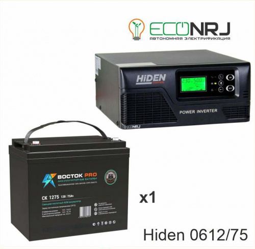 ИБП Hiden Control HPS20-0612 + ВОСТОК PRO СК-1275 фото 2