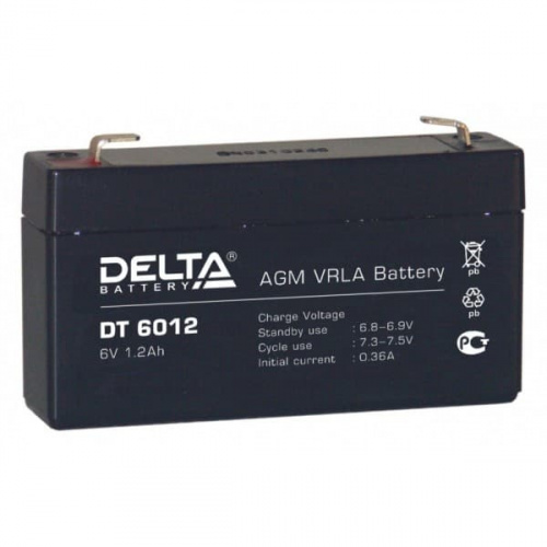 Аккумуляторная батарея Delta DT 6012