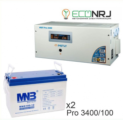 Энергия PRO-3400 + Аккумуляторная батарея MNB MNG100-12 фото 3