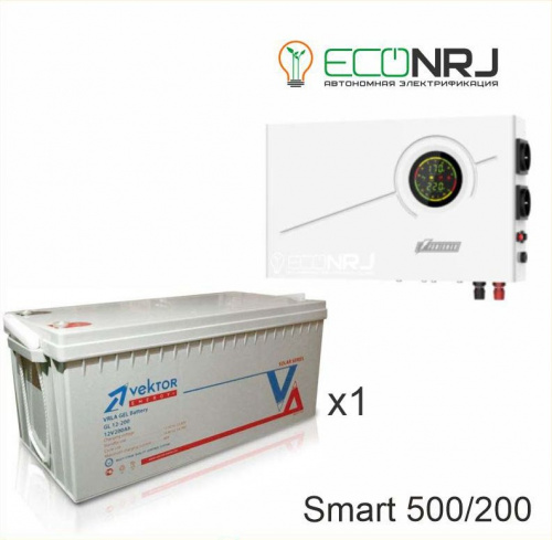 ИБП Powerman Smart 500 INV + Vektor GL 12-200 фото 2