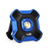 Аккумуляторный фонарь TopON TOP-MX1B LED 10 Вт 1100 лм 3.7 В 6.6 Ач 24.4 Втч Синий