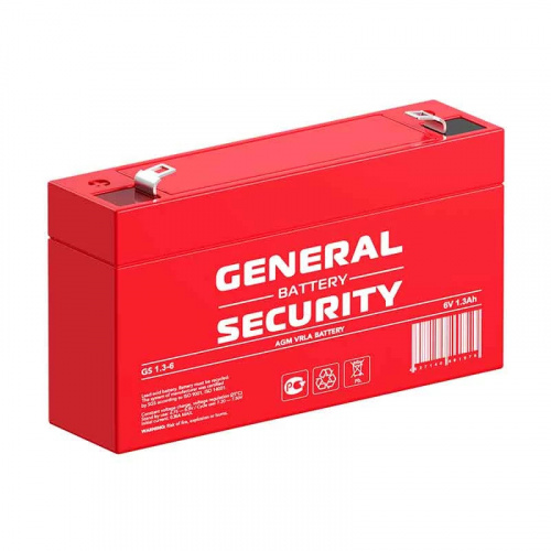 Аккумуляторная батарея General Security GS1.3-6