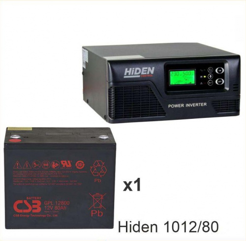 ИБП Hiden Control HPS20-1012 + CSB GPL12800