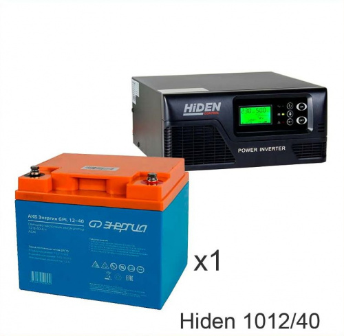 ИБП Hiden Control HPS20-1012 + Энергия GPL 12–40