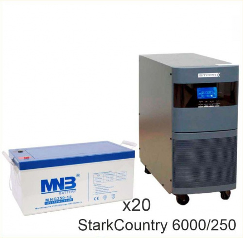 Stark Country 6000 Online, 12А + MNB MNG250-12