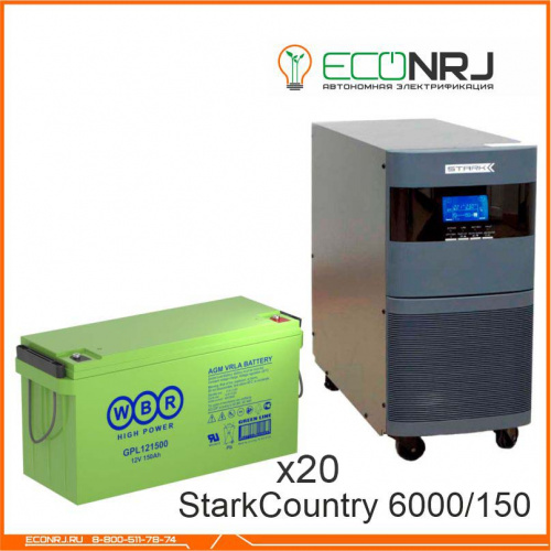 Stark Country 6000 Online, 12А + WBR GPL121500 фото 3