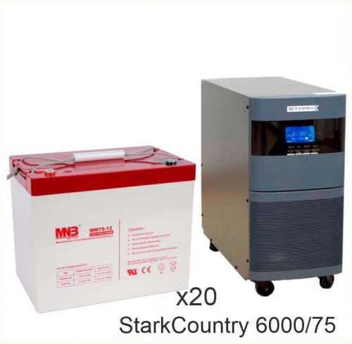 Stark Country 6000 Online, 12А + MNB MМ75-12