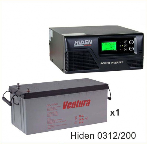 ИБП Hiden Control HPS20-0312 + Ventura GPL 12-200