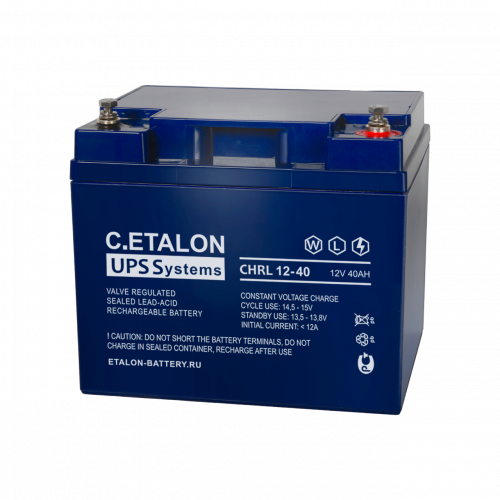 Аккумуляторная батарея ETALON CHRL 12-40 Аккумуляторная батарея ETALON CHRL 12-40
