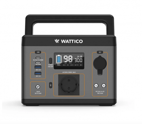 Wattico 300 cолнечный генератор (портативная электростанция Camp300 + Солнечная панель Wattico SP100) фото 8