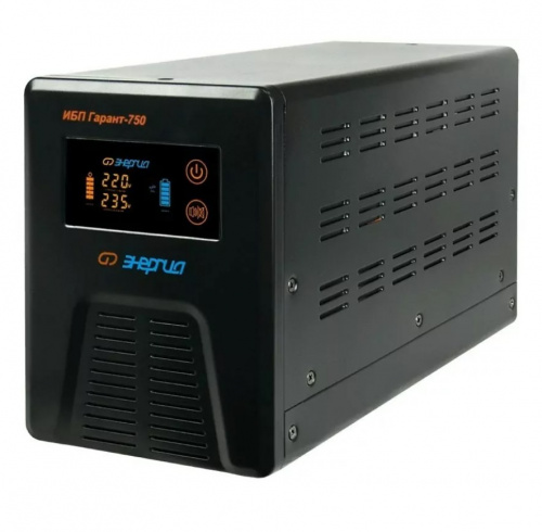 Инвертор (ИБП) Энергия Гарант-750 + Аккумуляторная батарея Delta CGD 12200 фото 2