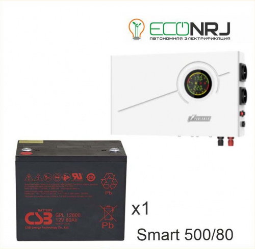 ИБП Powerman Smart 500 INV + CSB GPL12800 фото 2