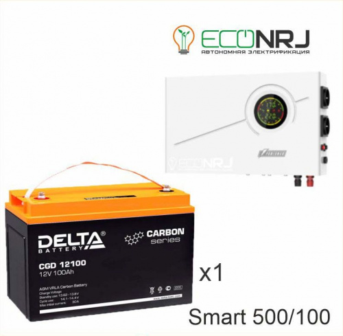 ИБП Powerman Smart 500 INV + Delta CGD 12100 фото 2