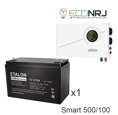 ИБП Powerman Smart 500 INV + ETALON FS 12100 фото 3