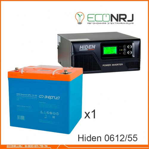 ИБП Hiden Control HPS20-0612 + Энергия GPL 12–55 фото 3