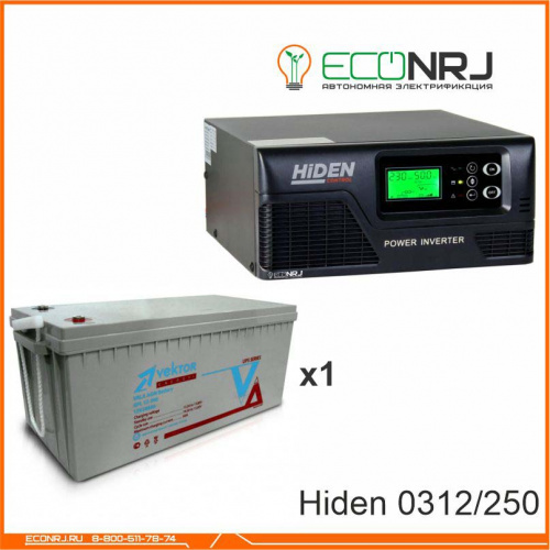 ИБП Hiden Control HPS20-0312 + Vektor GL 12-250 фото 2