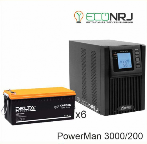 ИБП POWERMAN ONLINE 3000 Plus + Delta CGD 12200 фото 2