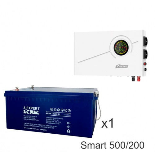 ИБП Powerman Smart 500 INV + ETALON AHRX 12-200 GL